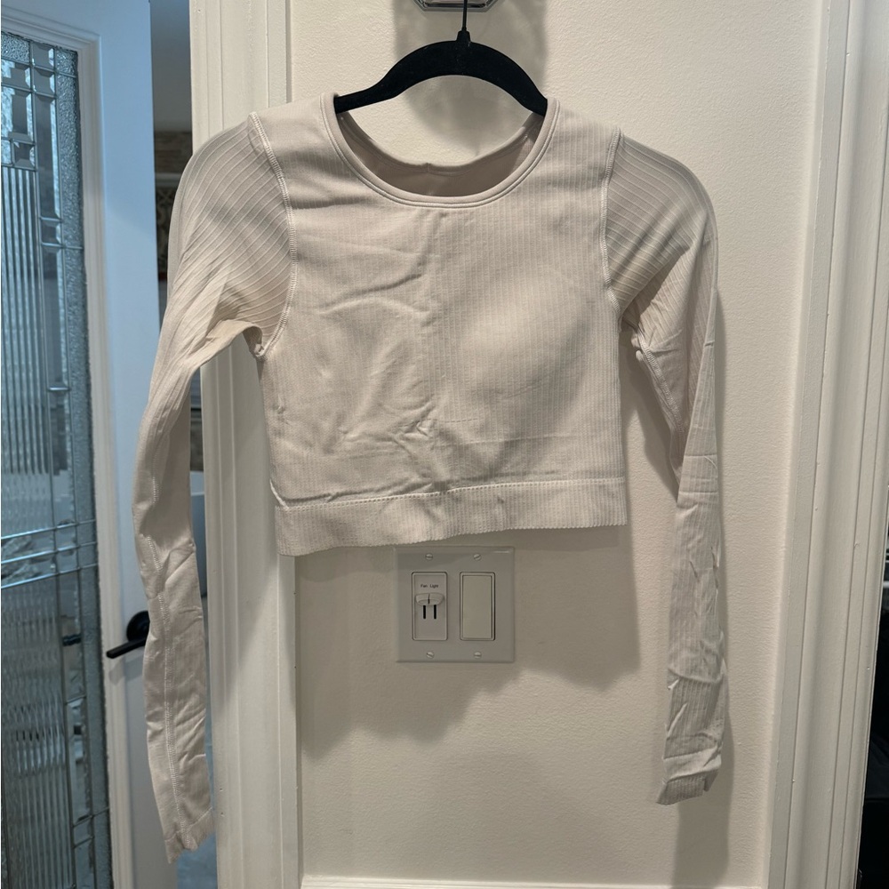 Lululemon Ebb to Street Cropped Long Sleeve